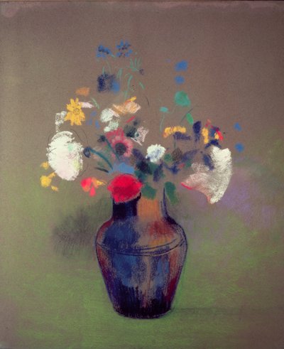 Vase of Flowers by Odilon Redon